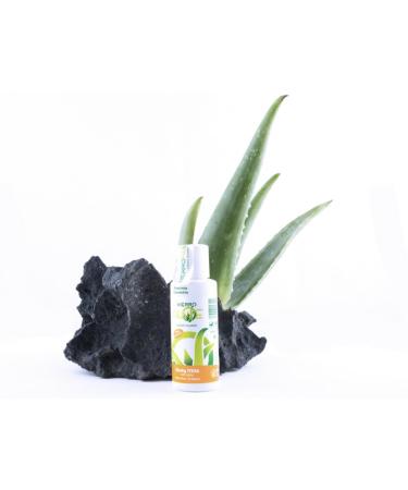 Aloe Vera Gel. Skin care. Body Lotion Body Milk ((77% Jugo puro Aloe Vera) con aceite de Coco Salvia y Melisa. Pure organic aloe vera gel. (3.4 Oz) 3.4 Fl Oz (Pack of 1)