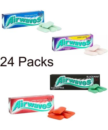 MIXED FOUR FLAVOURS AIRWAVES SUGARFREE CHEWING GUM 14g x24 PACKETS - Buy Online on GoSupps.com