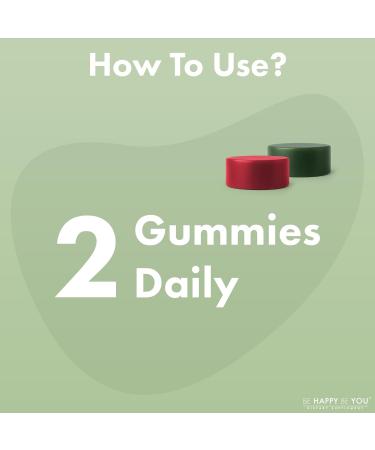 Be Happy Be You Apple Cider Vinegar Gummies with The Mother 500mg Max Strength Digestion, Gut Health, Energy & Immune Support Non-GMO, Gelatin-Free, Pectin-Based Made in USA 90 Ct - Buy Online on GoSupps.com