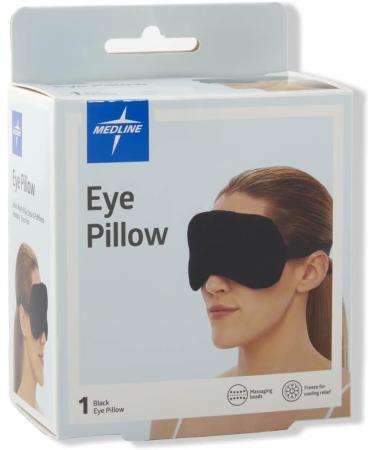 Medline Black Eye Pillow for Relaxation and Stress Relief - Buy Online on GoSupps.com