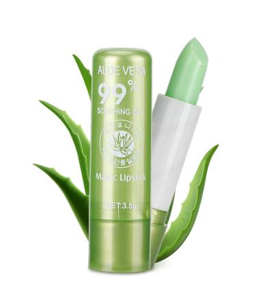 Aloe Vera Lipstick | Moisturizing & Waterproof Lip Balm | Long-Lasting Nourishing Color Changing Lip Care - Buy Online on GoSupps.com