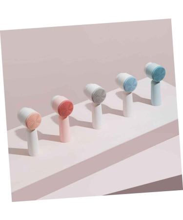 Beavorty Facial Brush Handheld Brush Silicone Bristles Soft Brush Clean Blue 5.5X12.5cm - Buy Online on GoSupps.com