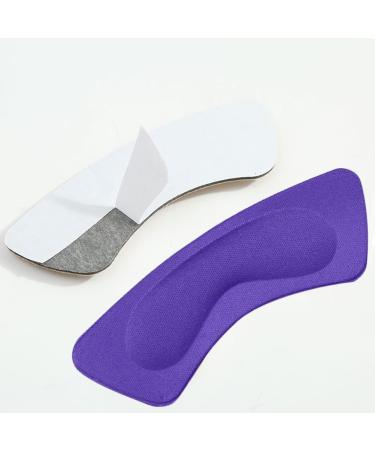 Heel Cushion Pads - Comfort Shoe Grips for Loose Shoes & Blister Relief | Heel Inserts for Women & Men - High Heels - Purple (2 Pairs - Buy Online on GoSupps.com