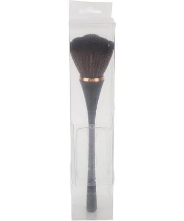 Makeup Brush Fluffy Multiple Uses Slender Hair Peak Light Accurate Coloring Evenly Applying Soft Bristles Loose Powder Brush for Women for Office (Black) - Buy Online on GoSupps.com