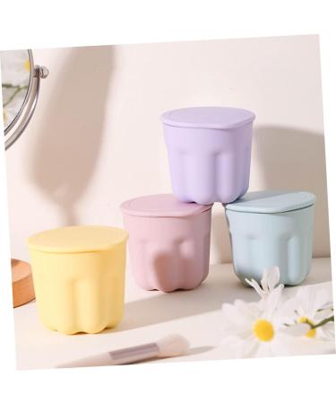 FOMIYES 4 Sets Pp Washing Bowl Makeup Brush Cleaning Bowl Brush Cleaning Mat Puff Cleaning Scrubber Beauty Tool Cleaner Kit Cosmetology Kit Brush Cleaner Silica Gel Cleaning Kit Cosmetic - Buy Online on GoSupps.com