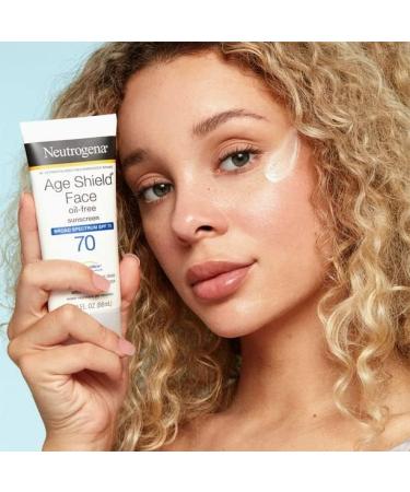 Foreskin Age Shield SPF 70 Face Oil-Free Sunscreen - 3 fl. oz | Buy Internationally - Buy Online on GoSupps.com