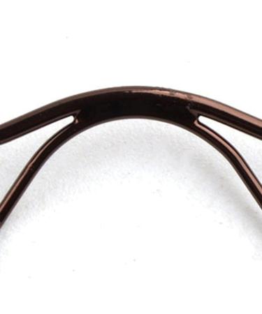 10pcs Rimless Replacement Stainless Steel Eyeglass Nose Rests - Gun Color | Eyeglass Repair Accessories - Buy Online on GoSupps.com