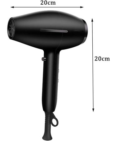 2000W Ionic Hairdryer Travel Hair Dryer Professional Hair Dryer Hot and Cold Wind Constant Temperature Hair Care Frizz Free Shine Quick Drying Low Noise Lightweight Suitable for Family Travel Red Black - Buy Online on GoSupps.com