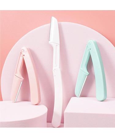 Win & Noble Folding Eyebrow Razor - Multi-Purpose Painless Facial Hair Remover & Exfoliating Dermaplaning Razor Set (3 pcs) | International Shipping Available - Buy Online on GoSupps.com