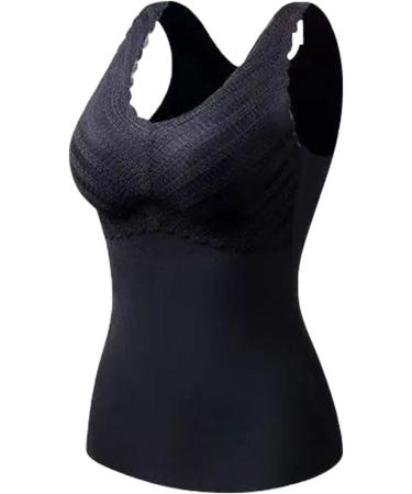 Thermal Underwear for Women - Fleece Ski Vest Thick Functional Sleeves Sexy & Stretchy Winter Base Layer - XXL Black - Buy Online on GoSupps.com
