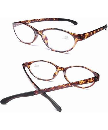 DOOViC Blue Light Filter Cat Eye Reading Glasses TR1046 | Lightweight Tortoiseshell Frames | 1.0x Magnification - Shop Internationally - Buy Online on GoSupps.com