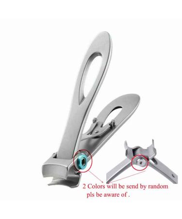 Premium Portable Stainless Steel Nail Clippers & Shaving Blades - Slip-Resistant Durable & Perfect for Thick Nails (Black L Set) - International Shipping Available - Buy Online on GoSupps.com