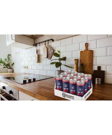 Blackout Coffee Ready-to-Drink Cold Brew Latte - Smooth & Creamy Perfect for On-the-Go - 12 Pack (11 fl oz Cans - Buy Online on GoSupps.com