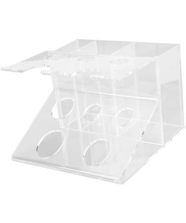 Hushui Acrylic Razor Organizer Stand | Stylish Bathroom Storage Holder for Razor Accessories - Buy Online on GoSupps.com