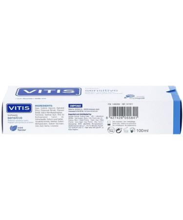 Vitis Sensitive Toothpaste 100ml - Soothing Dental Care for Sensitive Teeth | Buy Online - Buy Online on GoSupps.com