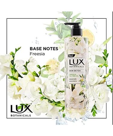  Lux 2 x Lux Botanicals Skin Detox Shower Gel (450ml) | Freesia and Tea Tree Oil | Full of Natural Shine - Buy Online on GoSupps.com