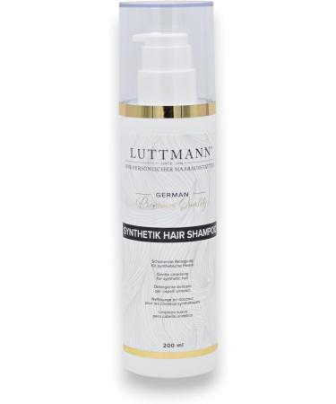 LUTTMANN Synthetik Hair Care Set for Wigs Shampoo Conditioner and Conditioner for Natural and Synthetic Wigs 200 ml each Gentle cleaning and care of synthetic hair  - Buy Online on GoSupps.com