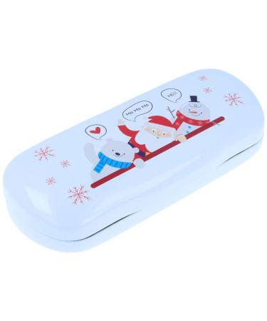 beautiful and very light Christmas glasses case with motif - HO HO HO