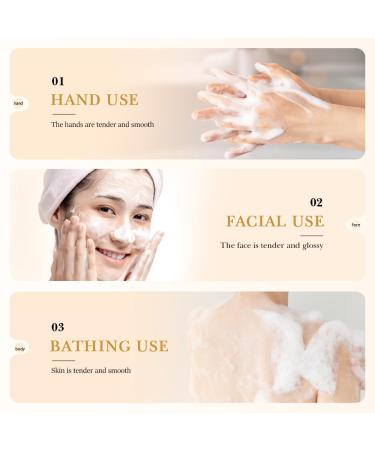 Rice Raw Pulp Skin Brightening Soap - Coconut Oil Centella Extract Collagen & Hyaluronic Acid for Dark Spots Clean & Hydrate - 3.5 oz - Buy Online on GoSupps.com