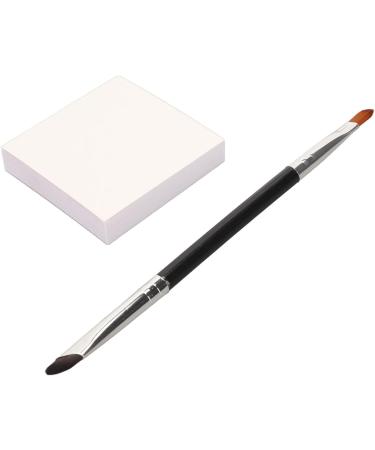 Detail Brush Detail BrushDouble Ended Sickle Brush Double Ended Detail Brush Nail Coloring Paper for Mixing Foundation Eye Shadow Eyelash Nail Art Makeup - Buy Online on GoSupps.com