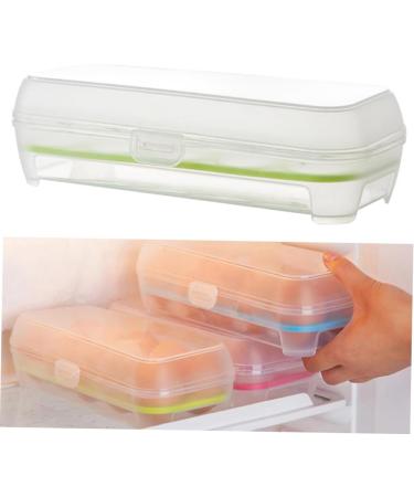 GLEAVI 2pcs 10 Eggs Egg Storage Egg Tray Portable Egg Holder Container Multifunction Mustard re-usable Green 24.5*10.5*7cm - Buy Online on GoSupps.com
