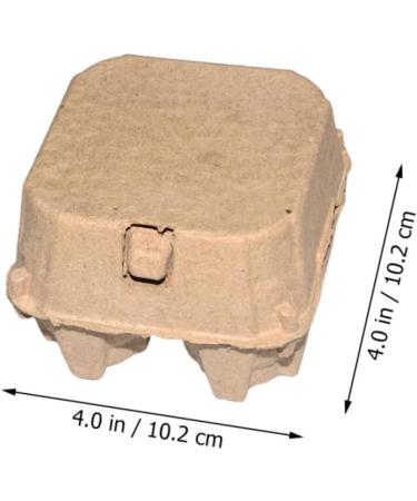 Zerodeko Boxes 10pcs Kraft Paper Pulp Egg Tray Egg Carton Packing Box Household Cartons - Buy Online on GoSupps.com