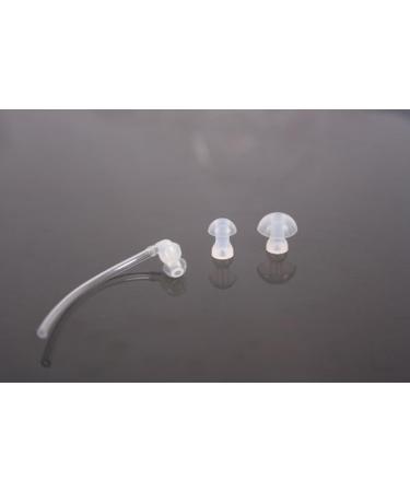 Hiibaby 3 Pieces ear plugs Hearing Aid aids Eartip ear tip ear tips Tubing ear pieces piece-hearing aid tube about 9cm length BTE Hearing Aid Aids Domes and Tube Kit - Buy Online on GoSupps.com