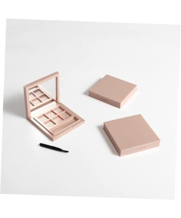 FOMIYES 2pcs Highlighters Empty Eyeshadow Palette Empty Eye Shadow Pallet Cosmetic Compact Travel Lip Balm 1 count (Pack of 1) Pink - Buy Online on GoSupps.com
