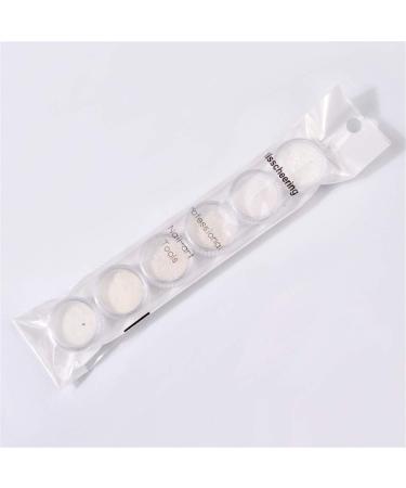 6pcs 1g White Luminescent Powder Glitter - 3D Acrylic Neon Sequins for DIY Nail Art - Buy Online on GoSupps.com