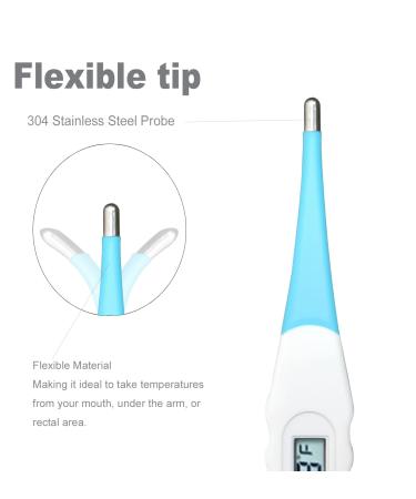 Bestwya Digital Oral Thermometer for Babies, Children, and Adults - Pack of 4 - Buy Online on GoSupps.com