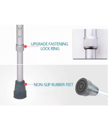 1 Pair Aluminum Forearm Crutches Lightweight Adjustable Crutches for Adults Crutches for Walking with Open Cuff Mobility Aid Cane Blue Independence - Buy Online on GoSupps.com