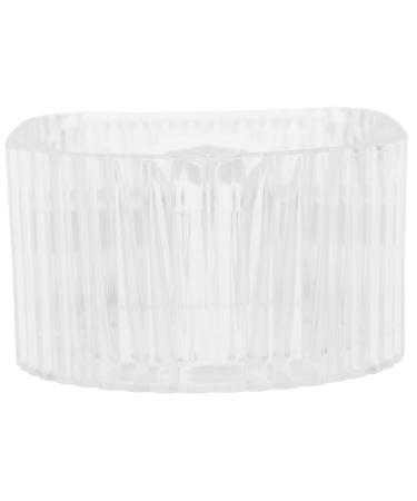 Housoutil Manicure Hand Soak Bowl Nail Remover Bowl Nail Color Removing African Wash Net Nail Soaking Bowl Clear Manicure Bowl Nail Soak Bowl Acrylic Advanced Manicure Tools 14.2x11cm Transparent