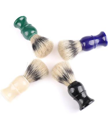 Premium Green Hair Shaving Brush - Safety Brush with Bristle Neck Sweep Handle - Ideal for Professional and Home Use - Buy Online on GoSupps.com