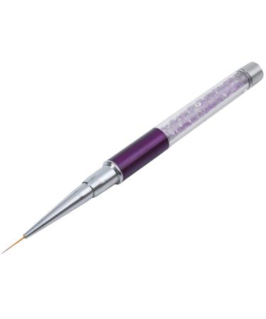iFutniew Nail Art Handler Lines Liner Drawing Brush Uv Gel Pattern Diy Design Painting Pen Purple