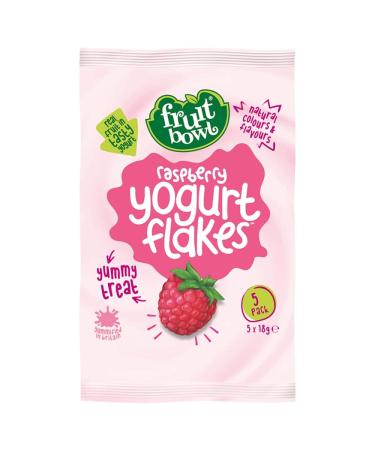 Fruit Bowl Raspberry Yoghurt Flakes 5 x 18g