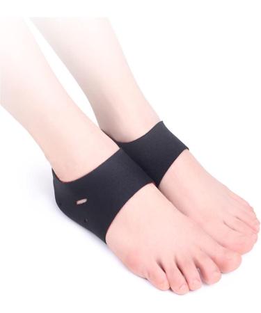Aibyks Moisturizing Gel Socks | Toe-Free Spa Socks for Cracked Heels & Pain Relief - Ideal for Plantar Fasciitis Achilles Tendonitis Heel Spurs - Buy Online on GoSupps.com