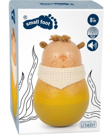 Small Foot Baby Tumbler Seaside - Wooden Toy with Sound for 8 Months+ | Otter Design | International Shipping - Buy Online on GoSupps.com