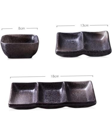 Milisten 4 Pcs Ceramic Appetizer Plate Pinch Bowl Snacks from Japan Appetizer Plates Soy Dipping Bowl Prep Bowl Dipping Cups Compartment Sauce Plate Food Sauce Dish Saucer Japanese-Style 13*8.9*2.5cmx2pcs As Shownx2pcs - Buy Online on GoSupps.com