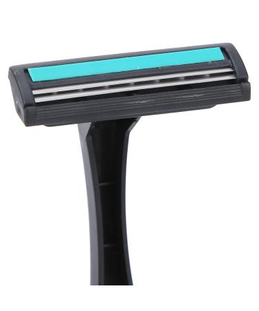 Professional Stainless Steel Safety Razor for Men - Manual Shaver with Double Layer Blades & Shaving Cream - Buy Online on GoSupps.com