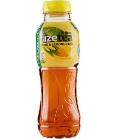  Italian Gourmet E.R. Fuze Tea Pack of 24 disposable 400ml PET bottles + 400g of black iced lemon tea with a hint of lemongrass - Buy Online on GoSupps.com