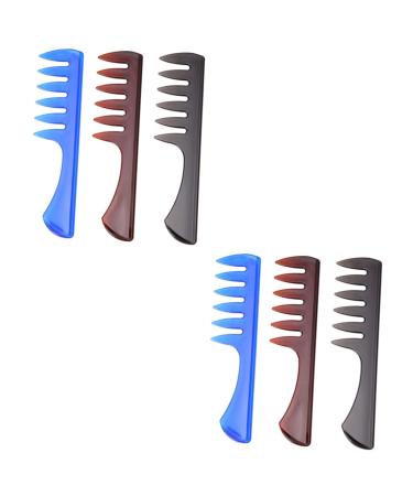 Beavorty 6 PCS Head Massage Comb Fork Comb Salon Hair Styling Combs Men Styling Comb mens Hair Comb Detangling Brush Salon mens Combs Hair Brush Kit Hair Salon Comb big back man tool Mx2pcs As Shownx2pcs