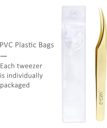 EMEDA Curved Volume Tweezers for Eyelash Extension - Professional Stainless Steel Tool for Precise Isolation and Easy Grip - Buy Online on GoSupps.com