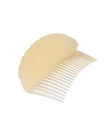 2 PCS Hair Bump Inserts Women Sponge Volume Bump Inserts Hair Comb Hair Bases Hair Styling Tools Black Sponge Hair Accessories Beige