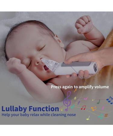 Low Noise Rechargeable Baby Nose Sucker | Automatic Nose Cleaner for Newborns | 3 Levels of Suction - Buy Online on GoSupps.com