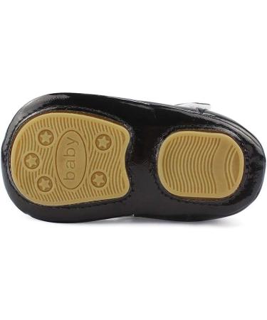 LACOFIA Baby Girls Anti-Slip Mary Jane Shoes, Black, 3-6 Months - Buy Online on GoSupps.com