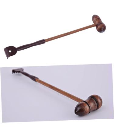 Healeved Head-Nacks Massager | Premium Hand & Body Massage Tool for Pain Relief | Stainless Steel Yoga Muscle Roller & Bamboo Massage Hammer - Buy Online on GoSupps.com