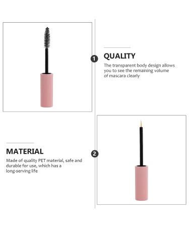 FOMIYES 6pcs 5ML Empty Mascara Tube Eyeliner Lip Gloss Tubes - DIY Cosmetics Container Bottle - Pink - Buy Online on GoSupps.com