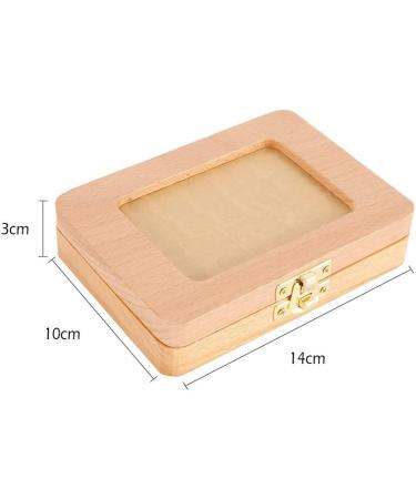 Keyohome Baby Teeth Keepsake Box with Photo Frame - Wooden Organizer for Boys and Girls | Memory Gift with Tweezers & Screwdriver - Buy Online on GoSupps.com