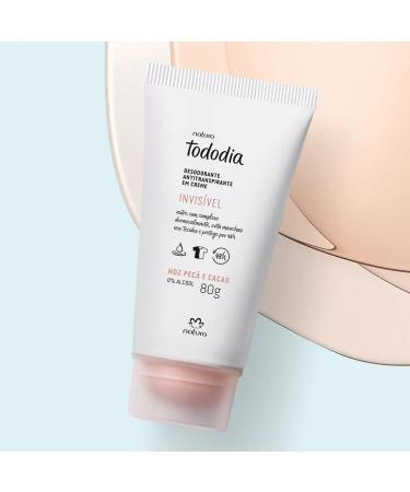 Natura Todo Dia (Macadamia) Invisible Antiperspirant Cream Deodorant 80g - Everyday Collection - Buy Online on GoSupps.com