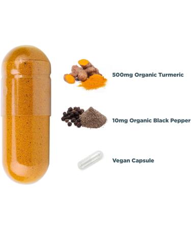  Promise Organic Curcumin Turmeric Root Anti Inflammation Rapid Relief of Joint Pain and Arthritis Pain Quick Absorption Easy on the Stomach Heart Health and Mood Booster Made in Canada 90 Capsules - Buy Online on GoSupps.com